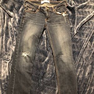 Hollister size 5 semi flare jeans